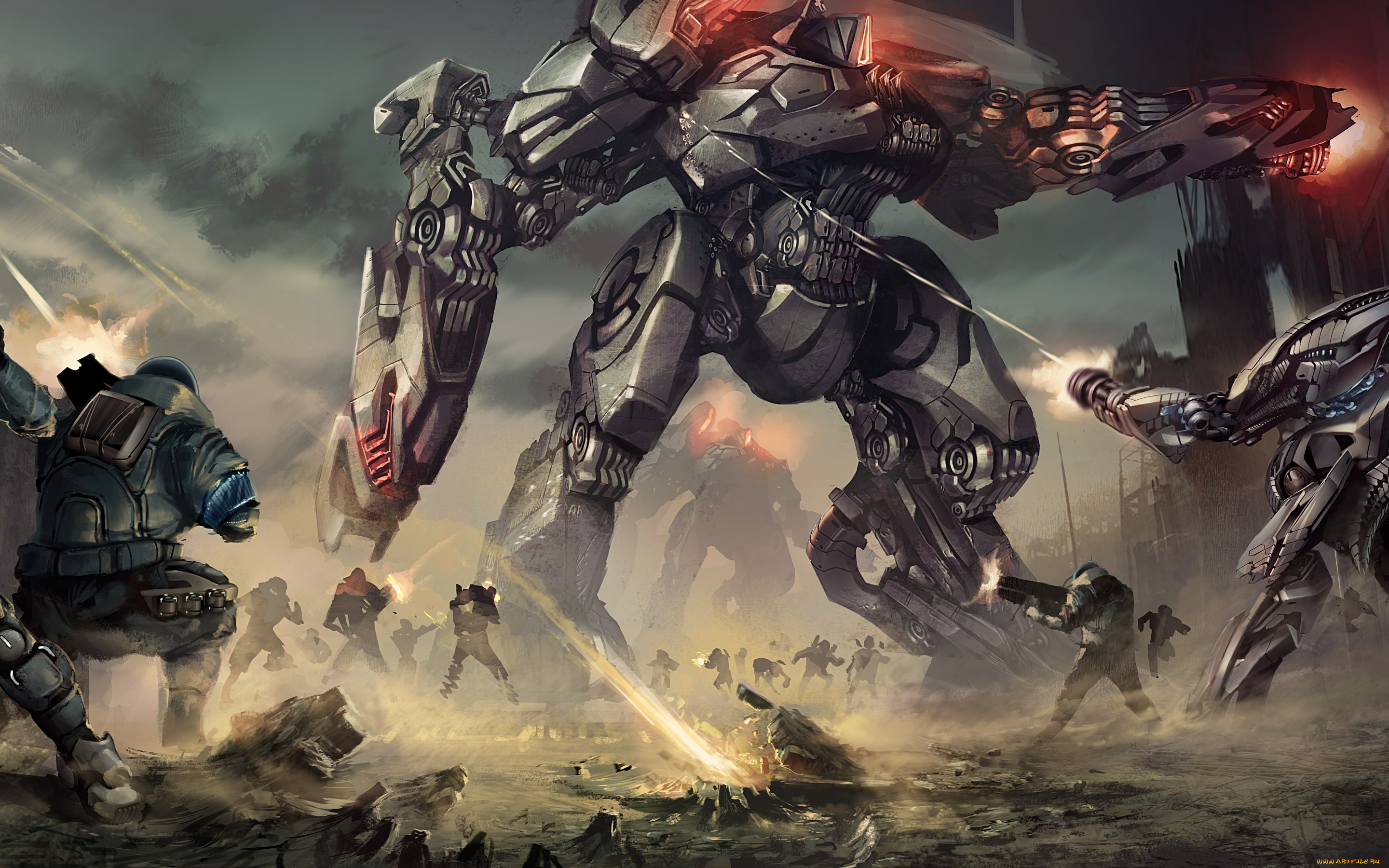 Про будущее и роботов. Боевые роботы. Роботы войны будущего. Робот "воин".